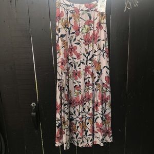 Free People - Floral Midi Skirt Petal Combo